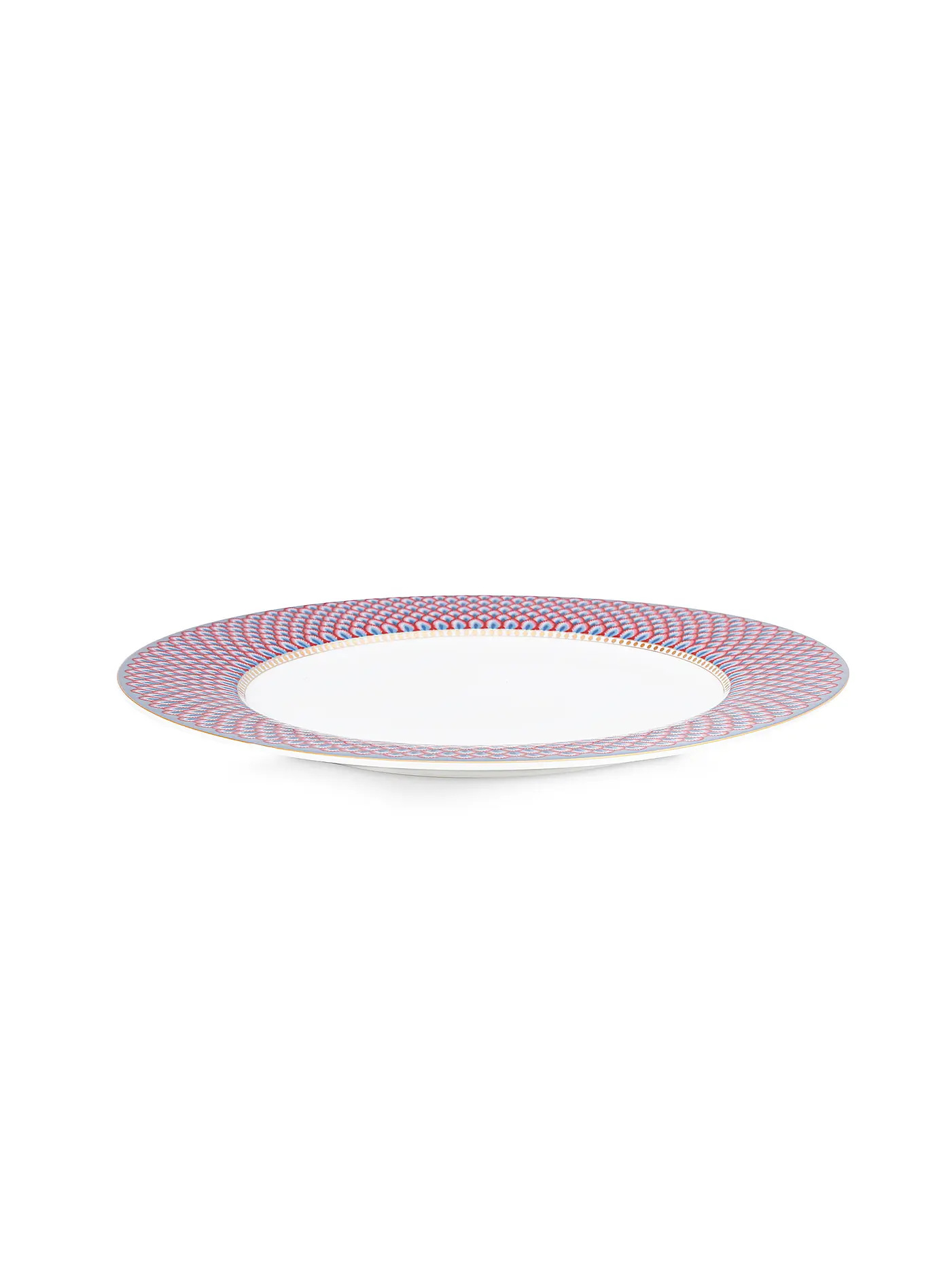 PIP STUDIO | Speiseteller 26,5cm FLOWER FESTIVAL Red Light Blue | 